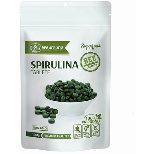 We Are One Spirulina tablete organik - 400 kom, 100g Slike