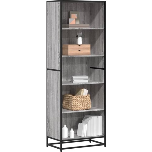 vidaXL Knjižna omara siva sonoma 60x35x170,5 cm inženirski les Cene