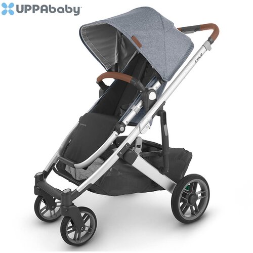 Uppababy voziček 1v1 Cruz V2 gregory - blue mélange 0920-BAS-EU-GRG Cene