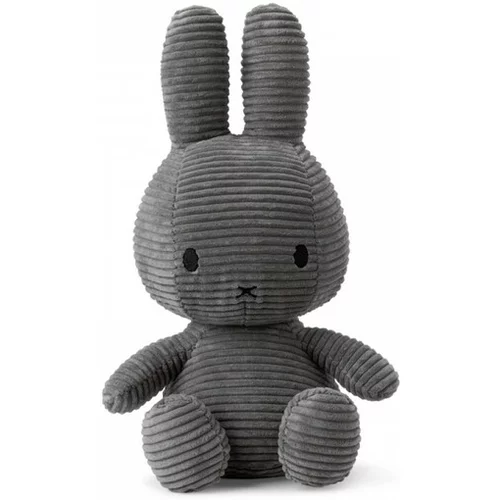 Bon Ton Toys Miffy zajček mehka igrača Corduroy Grey - 33 cm