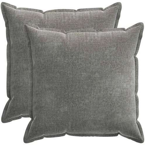  Presvlaka za jastuk 2 kom. HOUTEN Tamnosiva 55 x 55 cm - Tamnosiva 55 x 55 cm 2 Slike