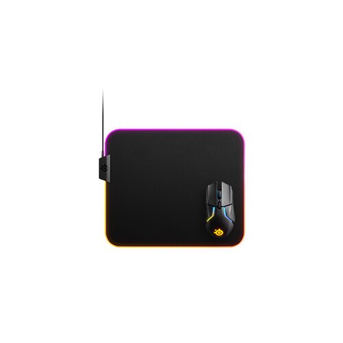 Steel Series QCK Prism Cloth Medium žičana, sa RGB osvjetljenje, gamer podloga za mi&amp;scaron; Slike