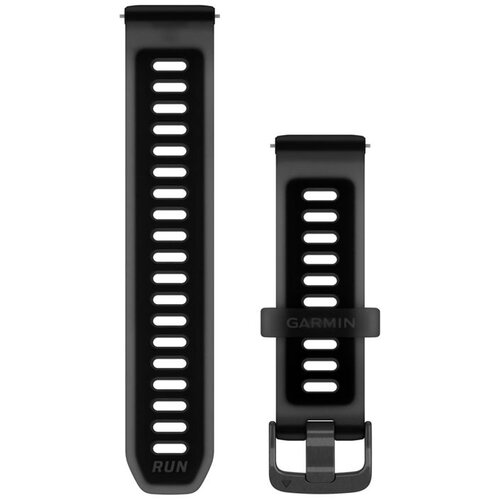Garmin remen za sat s brzim skidanjem 20 mm, prozirni crni / crni, tamnosivi metalni dijelovi Cene