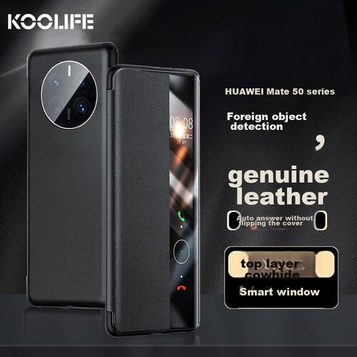  Koolife Maska za mobilni telefonHuawei Mate 50 / Huawei Mate 50E, Crna Slike