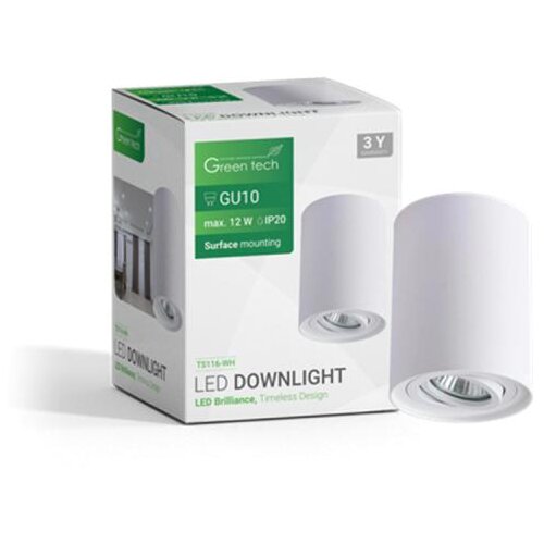 Greentech Nadgradna svetiljka GU10 bela (TS116-WH) Cene