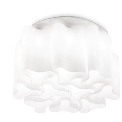Ideal lux - stropno svetlo compo 10xE27/52W/230V prečnik 73,5 cm belo Slike