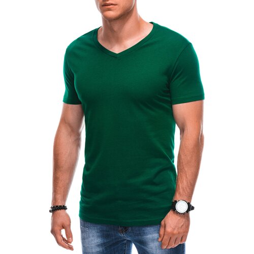 Edoti Men&amp;#039;s basic V-neck t-shirt EM-TSBS-0101 Slike