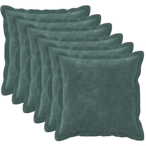  Presvlaka za jastuk 6 kom. HOUTEN Morska plava 50 x 50 cm - Dizajn s paspulom Morska plava 6 Cene