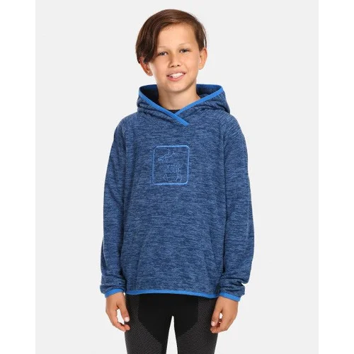 Kilpi Children's fleece hoodie FLOND-JB Dark blue