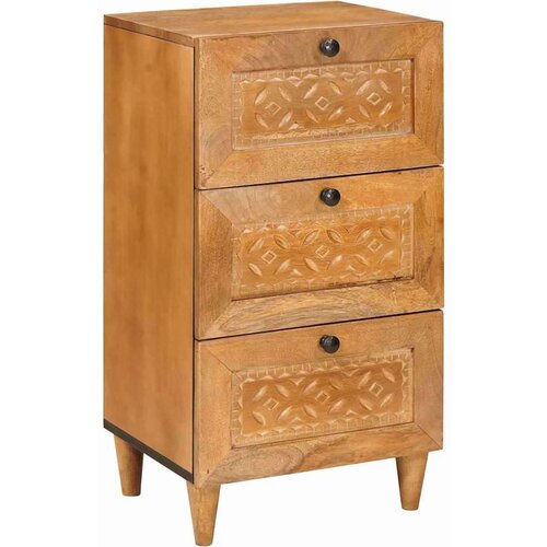 vidaXL Strani šal s predalom Svetlo rjava 33,5 x 40 x 75 cm Cene