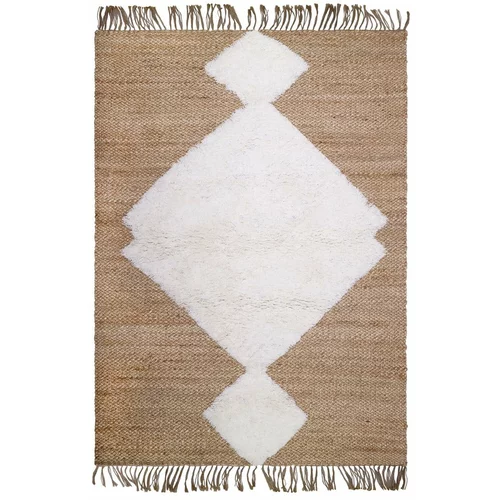 Nattiot prirodni ručno izrađeni tepih Elton, 110 x 170 cm