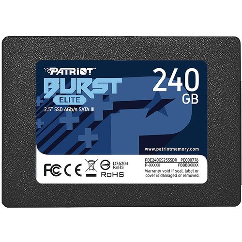 SSD Patriot 2,5 240GB BURST ELITE SATA3 PBE240GS25R Slike