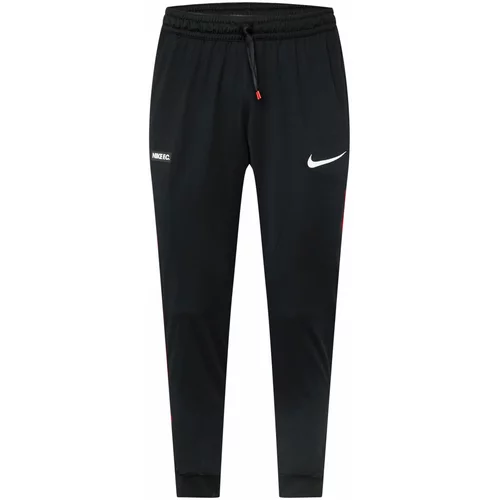 Nike Sportske hlače 'FC Libero' crvena / crna / bijela