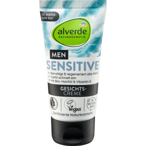 alverde NATURKOSMETIK MEN Sensitive Nature krema za lice 50 ml Cene
