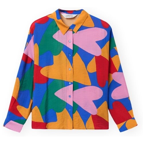 Compania Fantastica Topi & Bluze COMPAÑIA FANTÁSTICA Shirt 11017 - Conversational 2 Večbarvna Cene