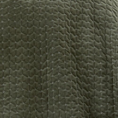 Bianca Zeleno pre&amp;scaron;ito pregrinjalo 240x260 cm Attica Velvet Embroidered &amp;ndash; Slike