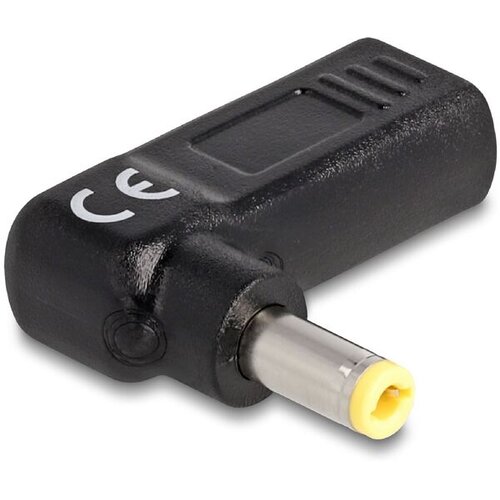 Delock napajalni adapter USB-C na DC, 60 W, 5,5 x 2,5 mm, kotni, 60011 Cene