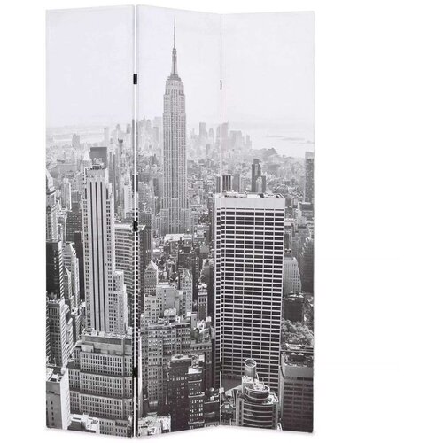 vidaXL Sklopiva sobna pregrada sa slikom New Yorka danju 120 x 170 cm Cene