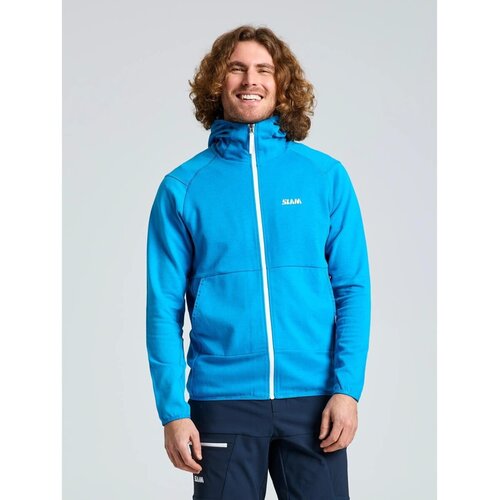 Slam Flis Graphic Fz Hoodie Modra Slike