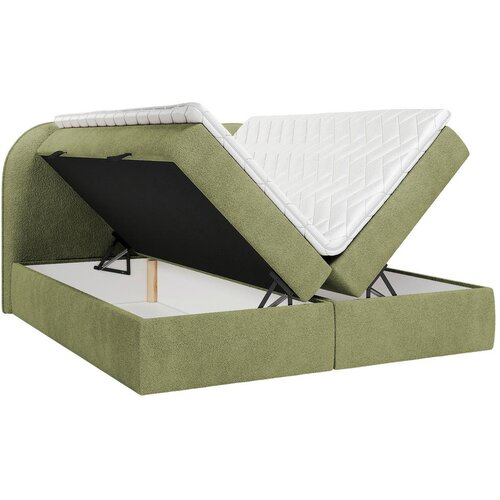 Chameo POSTELJA Z VZMETNICO 160 cm x 200 cm , tekstil zelena Slike