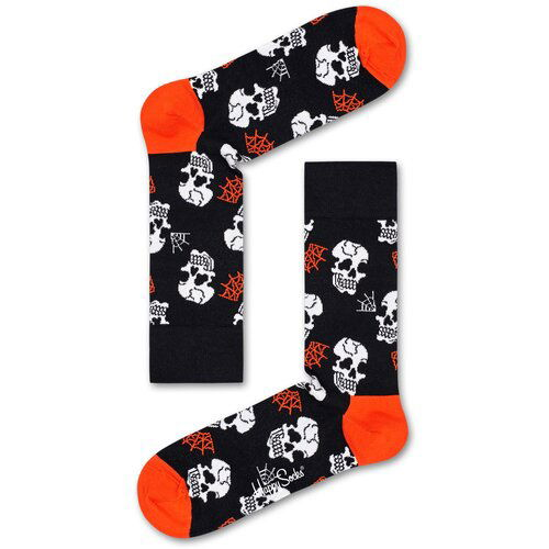 Happy Socks halloween skull muške čarape HAL01_9000 Slike