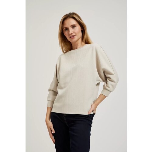 Marisse Women&amp;#039;s Sweatshirt L-Bl-4306 L.Beige Slike