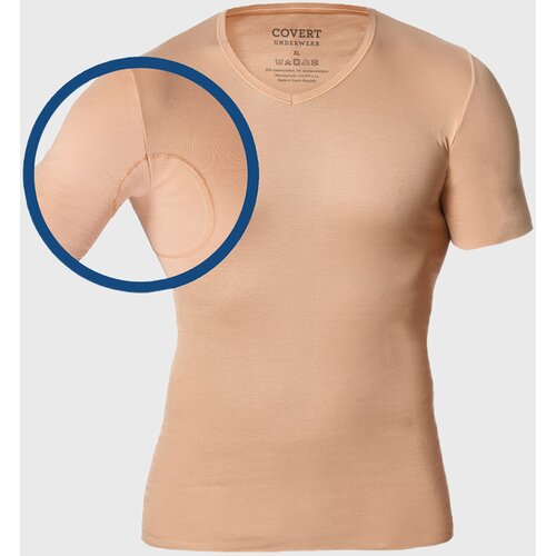 Covert Underwear Majica u boji kože sa znojnicima Slike