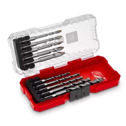Einhell S-CASE 10 kom set burgija za ciglu i keramiku E6.3 1/4&amp;quot; Slike