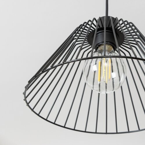  Brilagi - Crni LED luster na sajli CERIA WIRE 1xE27/40W/230V, prečnik 30 cm Slike