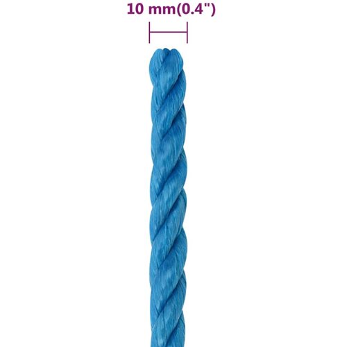  Radno uže plavi 10 mm 25 m od polipropilena Slike