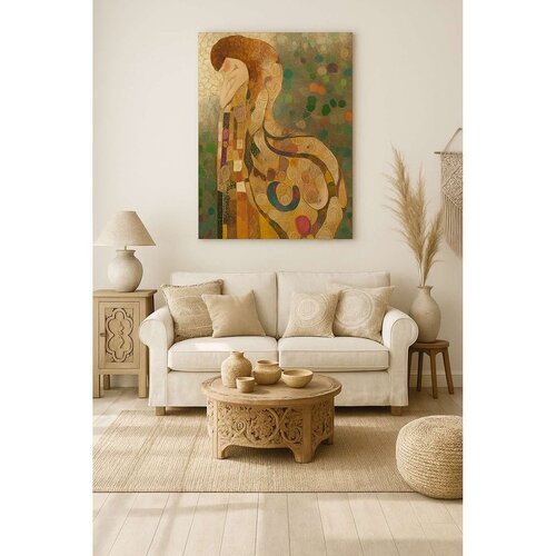 WALLXPERT Dekorativna slika na platnu, 70x100cm, &Scaron;areno Cijene
