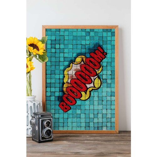 Wallity uramljena slika Popmosaıc8, 33x48 cm Cene
