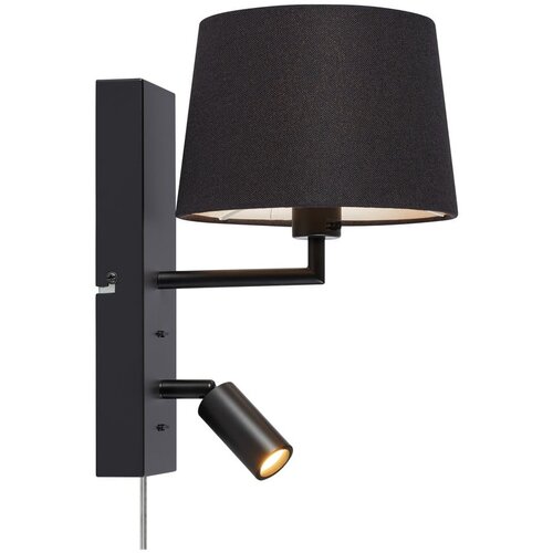 Markslöjd Črna stenska svetilka LED (dolžina 28,5 cm) Como - Markslöjd Cene