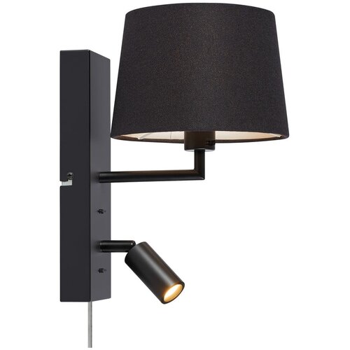 Markslöjd 108595 - LED zidna lampa sa USB priključkom COMO 1xE14/40W/230V + LED/3W crna Cene