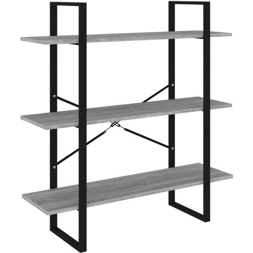 Maison Chic Knjižna omara - Knjižni regal siva sonoma 100x30x105 cm konstruiran les, (21724604) Slike