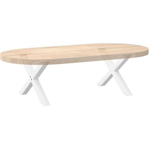  Noge za klub stolić u obliku slova X 2 kom bijele 50 x (30-31) cm čelik - Bijela 50 x (30-31) cm (40 mm) 2 1 Slike