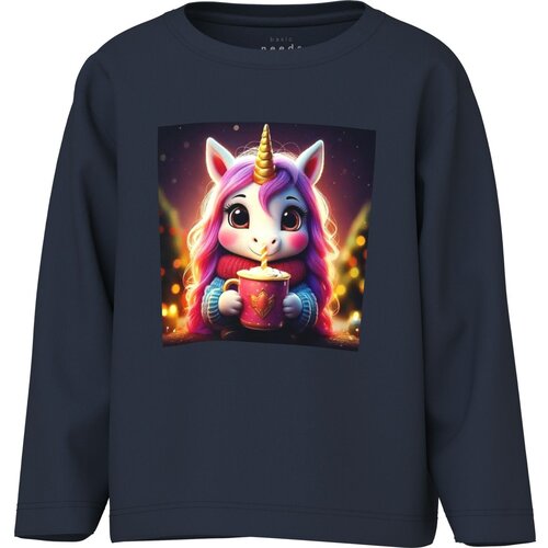 name it majica DR 13238407 NMFVOTEA LS NREG TOP Ž plava 98 Cijene