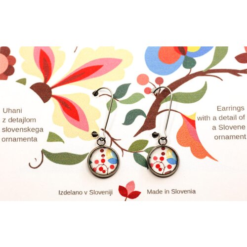 Karlovšek uhani slovenski ornament jože Cene