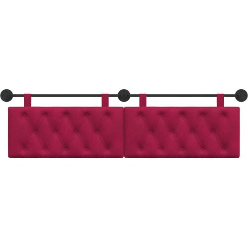  Držeće uzglavlje Zidne Vinska crvena 190 x 55 x 7 cm Bar&amp;scaron;un - boja crnog vina 180 cm bez LED Slike