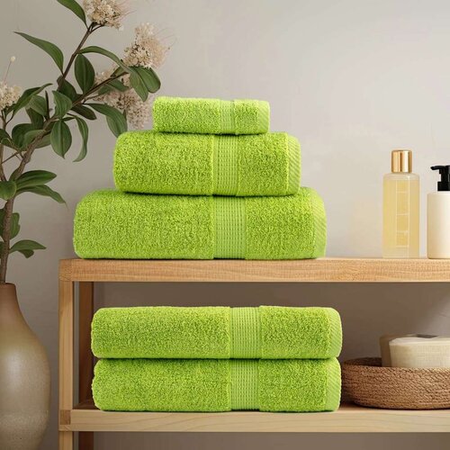 vidaXL Premium brisače 2 kosa zelena 100x200 cm 600 gsm 100 % bombaž Cene
