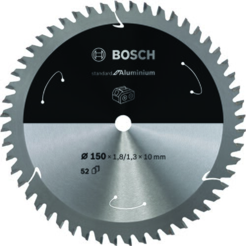 Bosch standard for aluminium list kružne testere za akumulatorske testere 150x1,8x10 T52 2608837762, 150x1,8x10 T52 Slike
