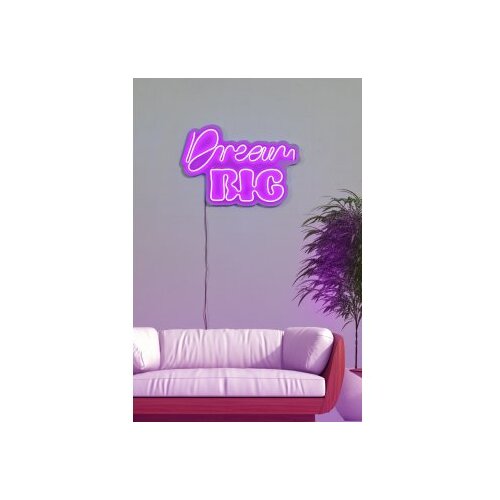 WALLXPERT dekorativna plastična led rasveta dream big pink Slike