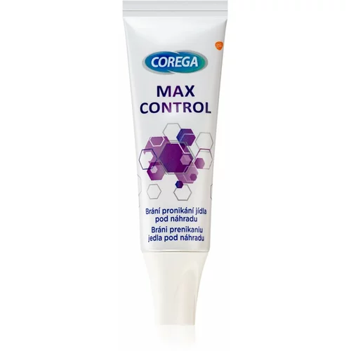 Corega Max Control fiksacijska krema za zobne proteze z ekstra močnim utrjevanjem 40 g
