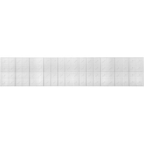  Gabion s 5 mm žicom i mrežom 5x5 cm 1000x10x200 cm Slike