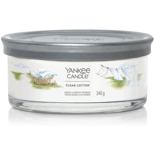 Yankee Candle Signature 5-Wick Tumbler vonn&aacute; sviečka Clean Cotton 340 g Cijene