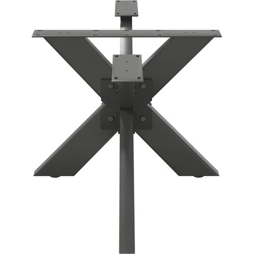  Noga klub stolića u obliku pauka antracit 98x58x(42-43) cm čelik Slike