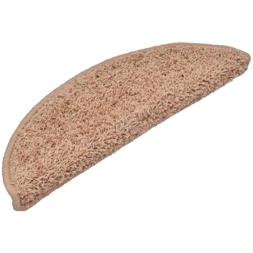  Otirači za stepenice 10 kom 56 x 17 x 3 cm bež Slike