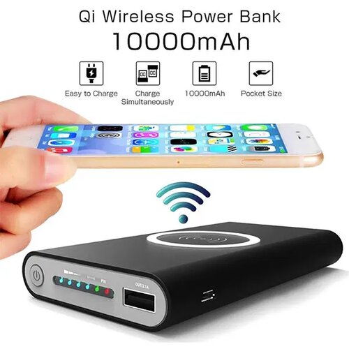  bežični powerbank 10000mAh Slike