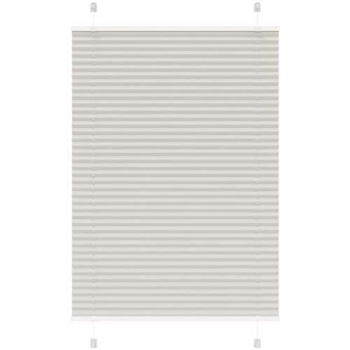 VidaXL Plisirana roleta svijetlosiva 90x100 cm &amp;scaron;irina tkanine 89,4 cm Slike