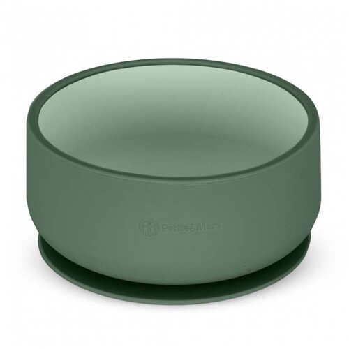 Petite&Mars silikonska zdjelica s vakuumom 450 ml Take&Match 6 m+, Misty Green Cijene